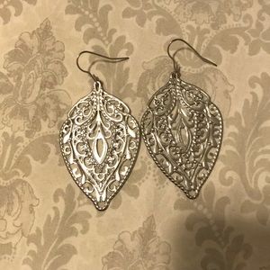 Silver earrings